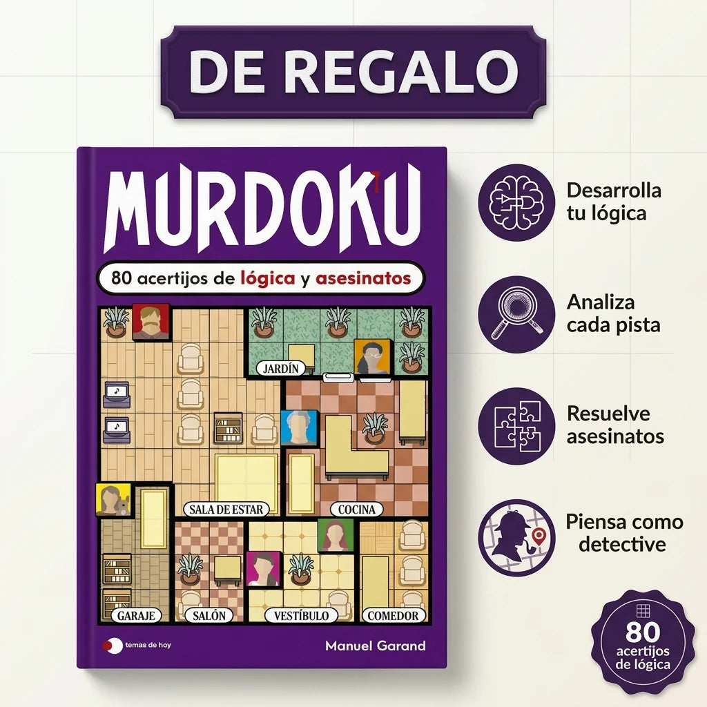 3X1 | El Asesino no es Sofía: El Enigma de los 47.700 Sospechosos + 2 Libros de Regalo